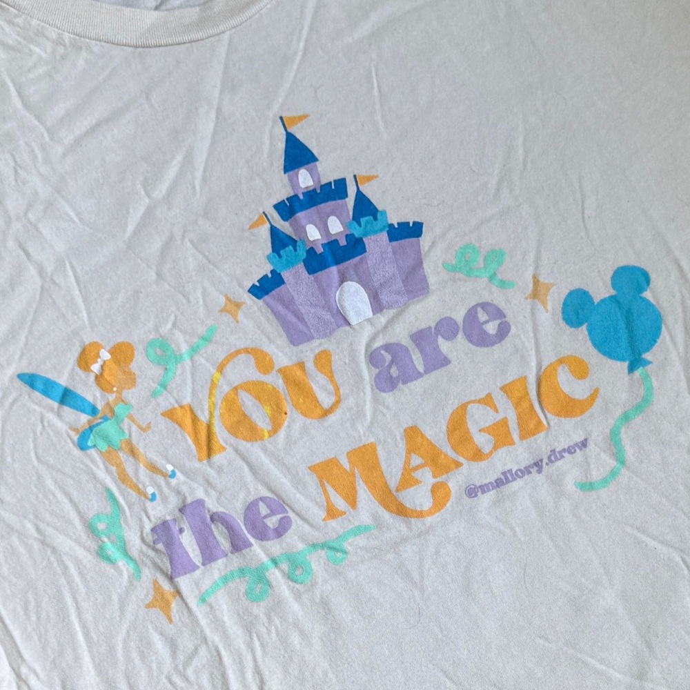 Disney Adult you are the magic cast member appreciation T-Shirt super soft XL